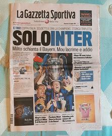 GAZZETTA DELLO SPORT DEL 23 maggio 2010 “SOLO INTE