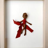 MARIA LAI : Scultura di ferro e juta.
