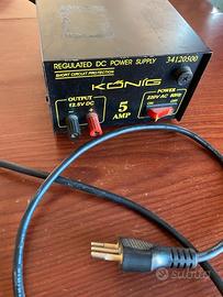 Alimentatore da banco stabilizzato 5 Amp