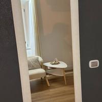 Specchio Glitter Bianco