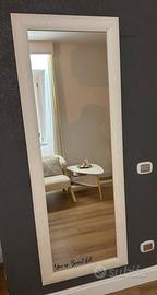 Specchio Glitter Bianco