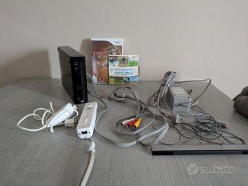 Console Wii Nera - Completa e Funzionante!