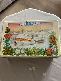 Scatola latta Mulino Bianco Vintage