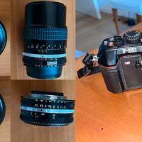 Nikon 135mm f3.5 e 50mm f1.8  omaggio corpo F-301
