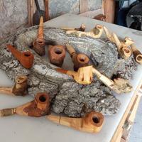  pipe in legno di olivo 