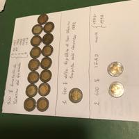 Monete bimetalliche 500 lire e 1000 lire
