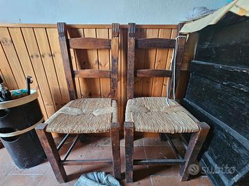 Sedie artigianali sarde