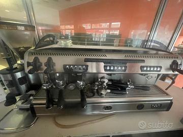 macchina caffe professionale 3 gruppi