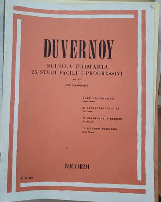 Duvernoy 25 Studi Facili Pianoforte