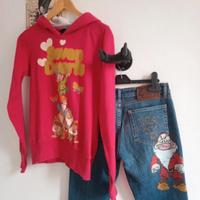 Set Disney felpa e jeans taglia S, Seven dwarfs