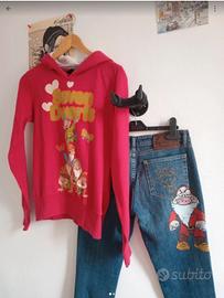Set Disney felpa e jeans taglia S, Seven dwarfs