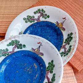 Antichi piattini New Chelsea Staffs England