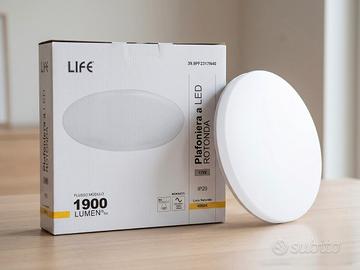 Plafoniera a LED Rotonda 17W 1900 lumen 4000K

