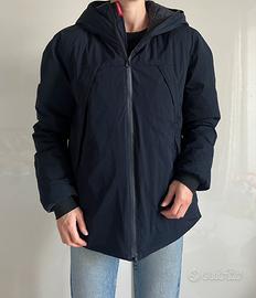 Giacca piumino blu scuro piuma donna misura M