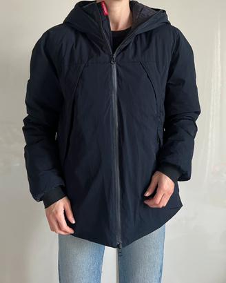 Giacca piumino blu scuro piuma donna misura M