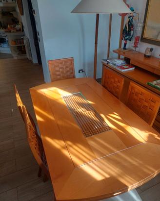 TAVOLO ALLUNGABILE + TAVOLINETTO + SPECCHIO