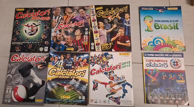 mega lotto album Figurine panini calciatori 