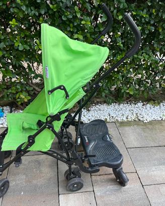Passeggino leggero con pedana