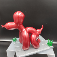 Statua cane palloncino balloon dog, in resina