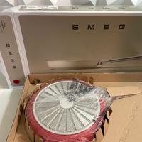 Smeg Padella induzione 26" rossa nuova originale