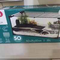 acquario zoolux 25 litri con accessori