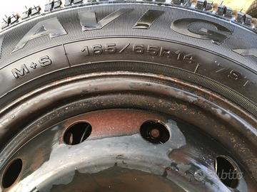 Gomme invernali 165/65-R14 M+S con cerchi
