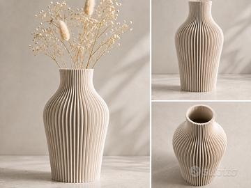 Vaso di design moderno stampato in 3D 🤍