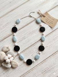 Collana Avon "Azure Circle" – Nuova con sacchetto