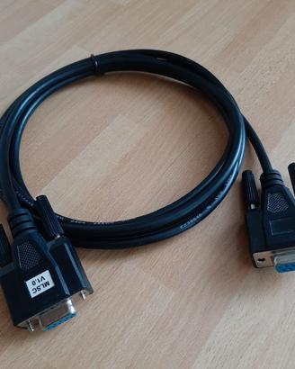 CAVO PROLUNGA SERIALE DB9 RS232 PIN-TO-PIN 9 POLI