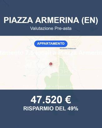 Immobile in asta di 202 m² con box auto a Piazza A