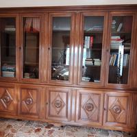 Libreria 5 ante stile neoclassico