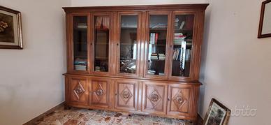 Libreria 5 ante stile neoclassico