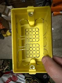 Scatole da incasso + supporti Gewiss. Nuove. Set