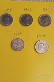 Monete da 500 lire e da 1000 lire