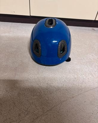 Caschetto bici blu