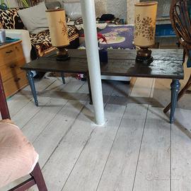 Tavolino in Legno Artigianale con assi di carro