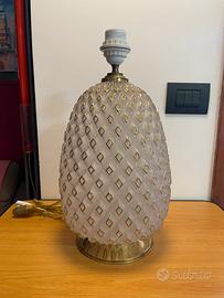 LAMPADA VINTAGE ANANAS VETRO MURANO ORO DESIGN