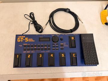 Pedaliera per chiarra elettrica Boss GT-5