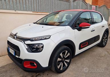 Citroën C3 Puretech 110 Bianca/Rossa