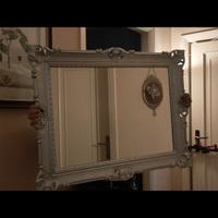 specchio con cornice Argentata