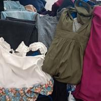 3 borse colme di abbigliamento donna 