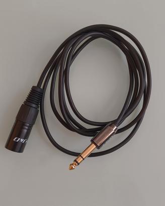 Cavo audio adattatore da XLR a Jack TRS