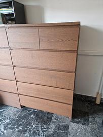 Cassettiera Malm 6 cassetti come nuova