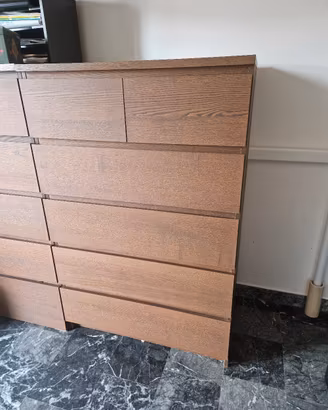 Cassettiera Malm 6 cassetti come nuova