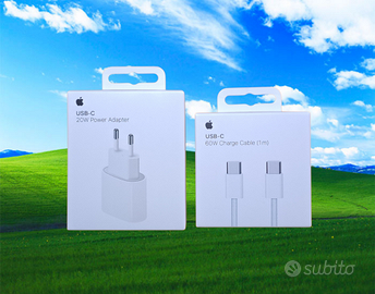 Kit Alimentatore Apple 20W + cavo USB-C sigillato
