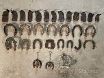 Antico ferro bue, mucca, asino, cavallo