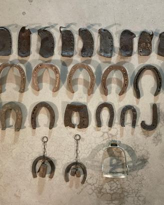 Antico ferro bue, mucca, asino, cavallo