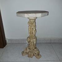 colonna tavolino d'epoca stile orientale 