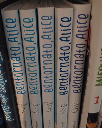 Manga Bentornato Alice1-5+variant i fiori del male