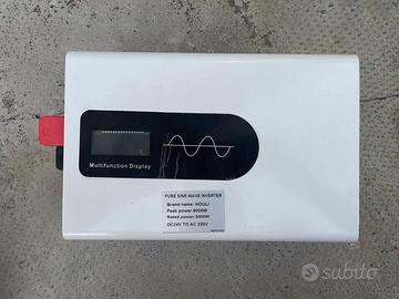 Inverter Onda Sinusoidale Pura 3000W/6000W 24V-220